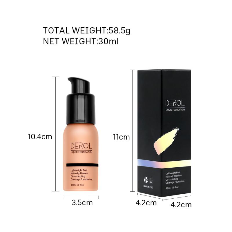Derol Matte Finish Full Coverage Foundation